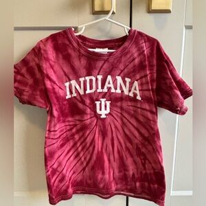 IU Indiana University Hoosiers Tie Dye tshirt Youth Size Small